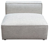 Vice Armless Chair, Barley Fabric By Diamond Sofa